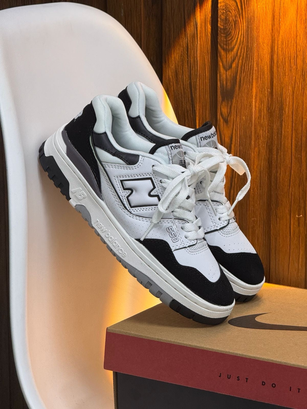 NEW BALANCE 550 | BLANCO NEGRO