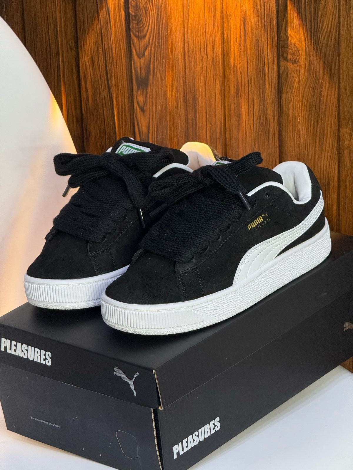 PUMA SUEDE XL | BLANCO NEGRO