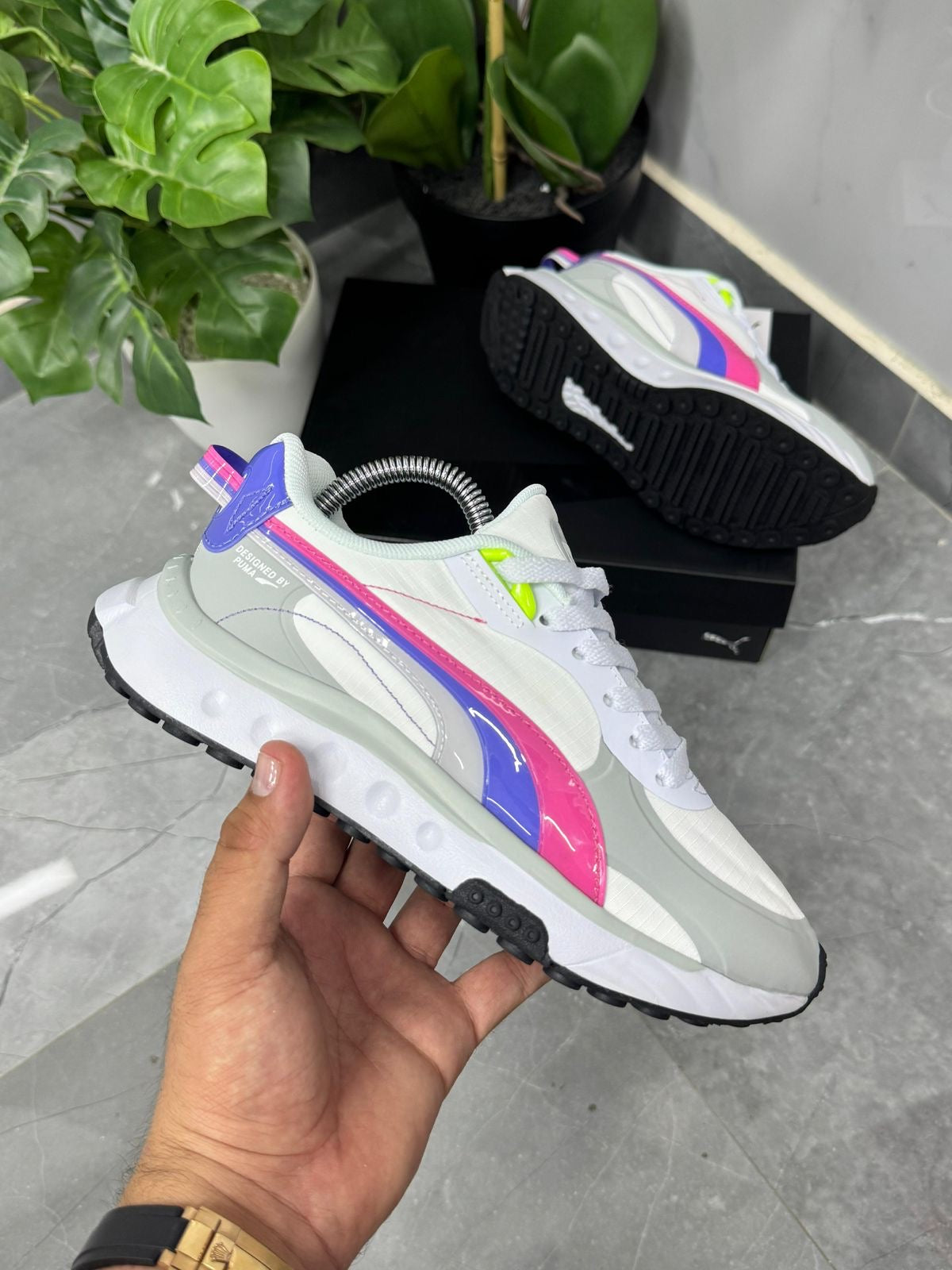 PUMA NEYMAR BLANCO ROSA