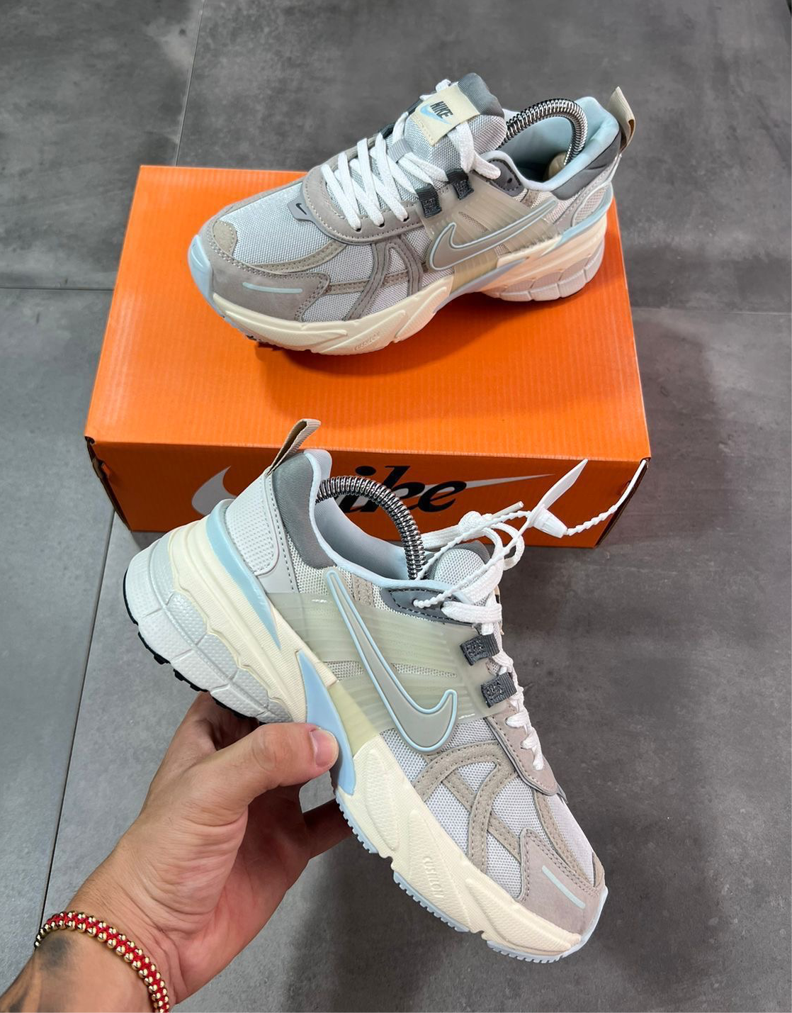 NIKE V2K | GRIS AZUL