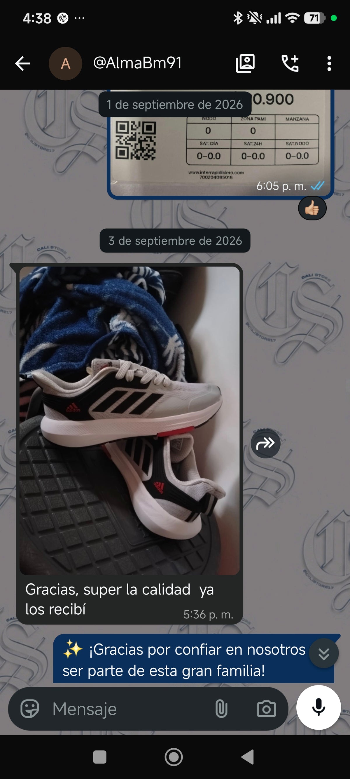 Cliente satisfecho