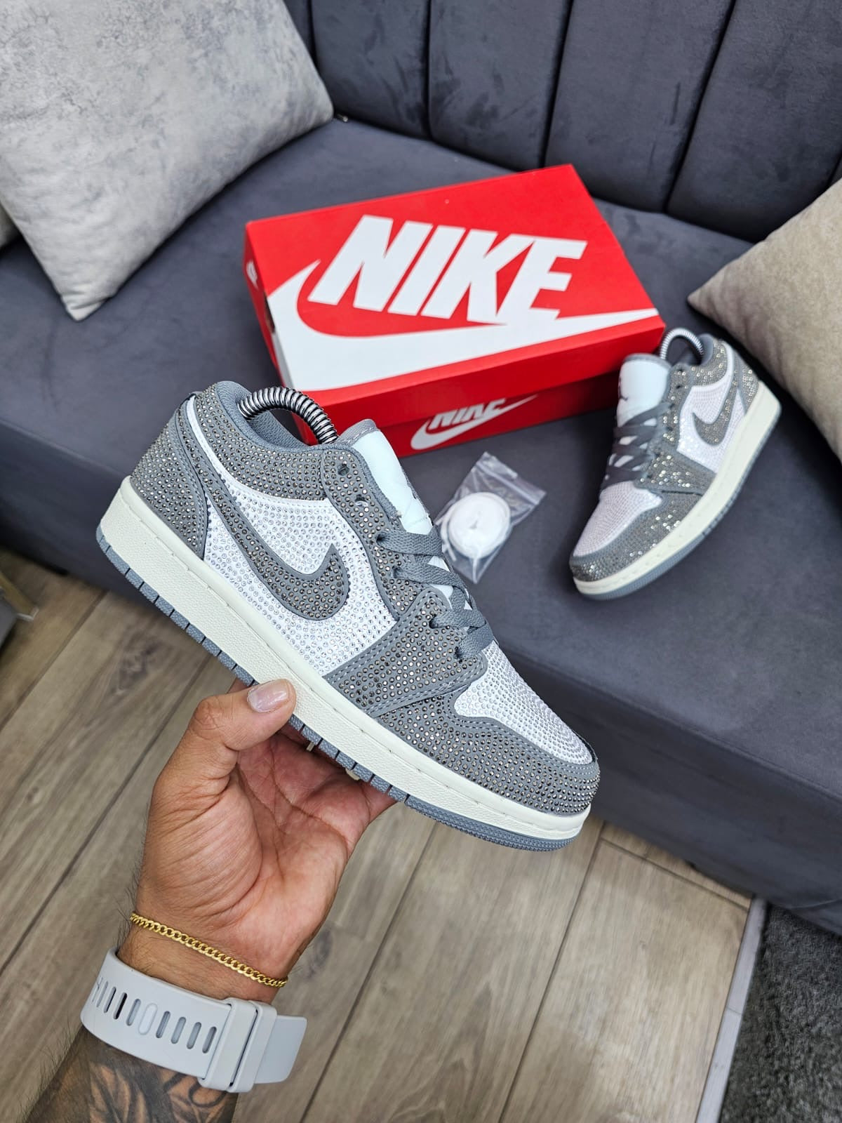 JORDAN RETRO 1 LOW BRILLANTE