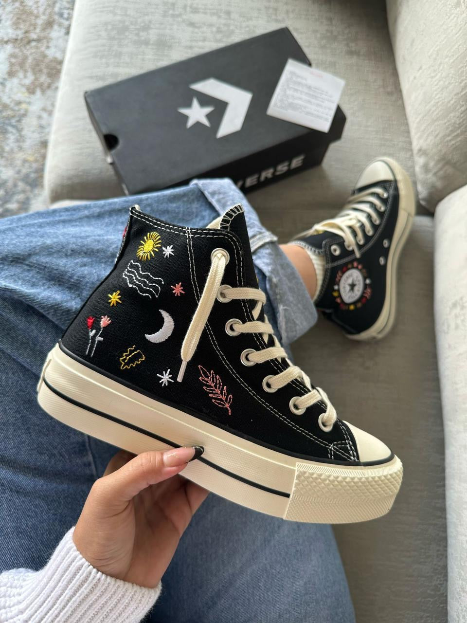 CONVERSE PLATAFORMA | NEGRA