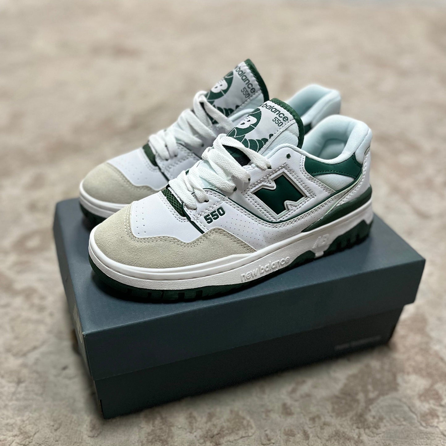 New Balance 550 Verde | Hombre y Dama