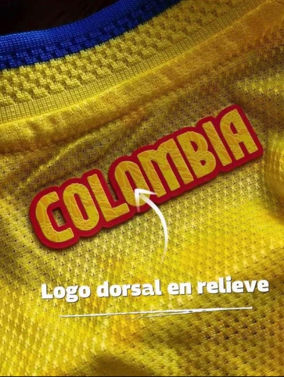 CAMISETA SELECCION COLOMBIA HOMBRE Y DAMA