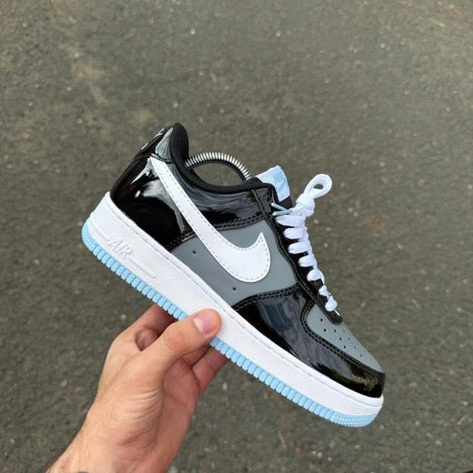 NIKE AF1 CHAROL NEGRO BLANCO