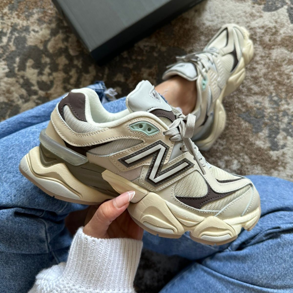 NEW BALANCE 9060 BEIGE CAFE – CaliStore