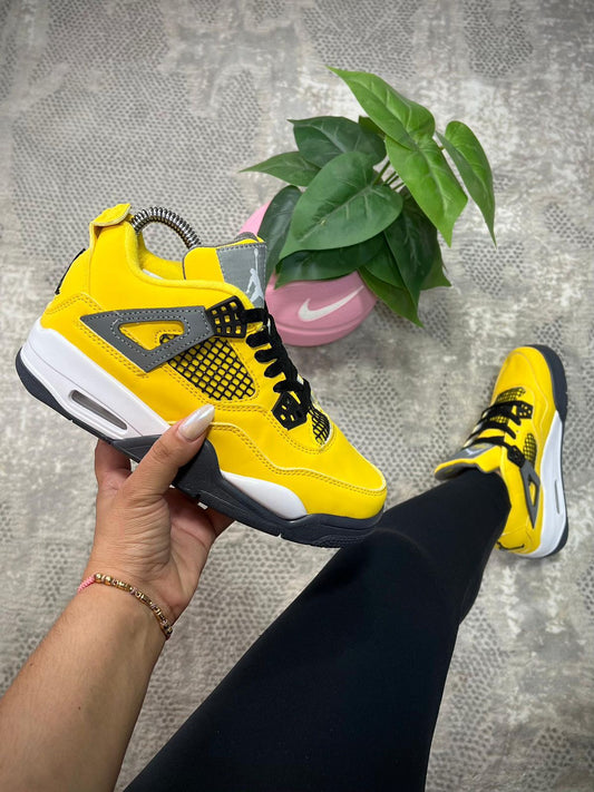 JORDAN RETRO 4 AMARILLA NEGRA