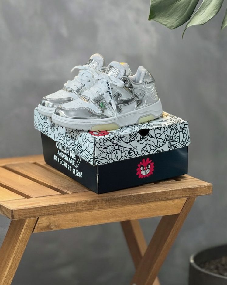 OFF WHITE PLATEADO