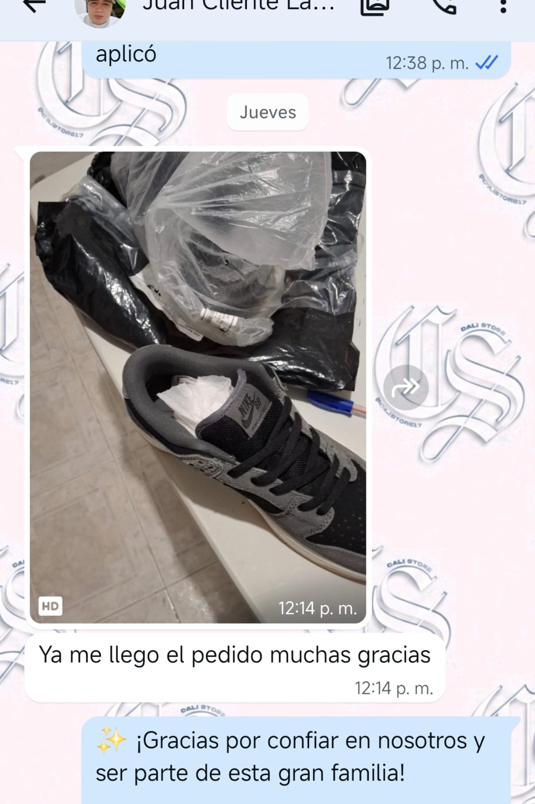 Cliente satisfecho