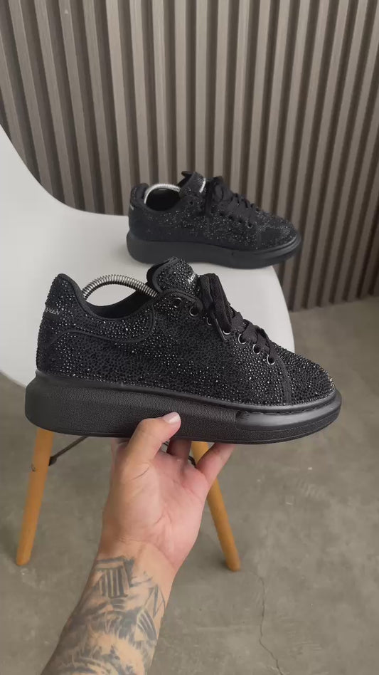 ALEXANDER MCQUEEN NEGRO BRILLANTE
