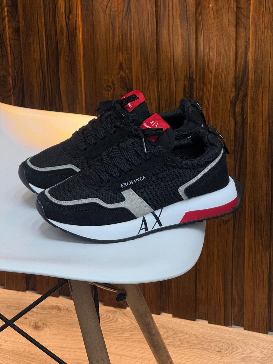 ARMANI EXCHANGE NEGRO ROJO