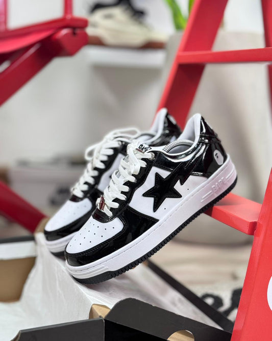 BAPE STA LOW | NEGRO BLANCO