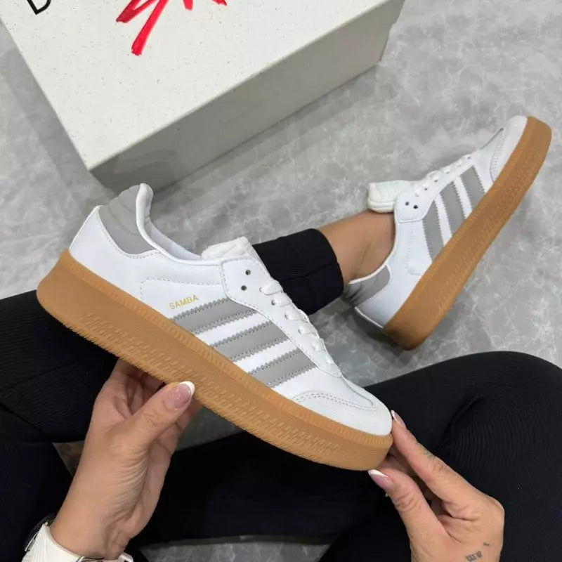 ADIDAS SAMBA BLANCO GRIS