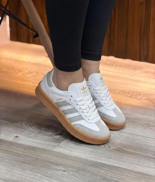 ADIDAS SAMBA BLANCO GRIS