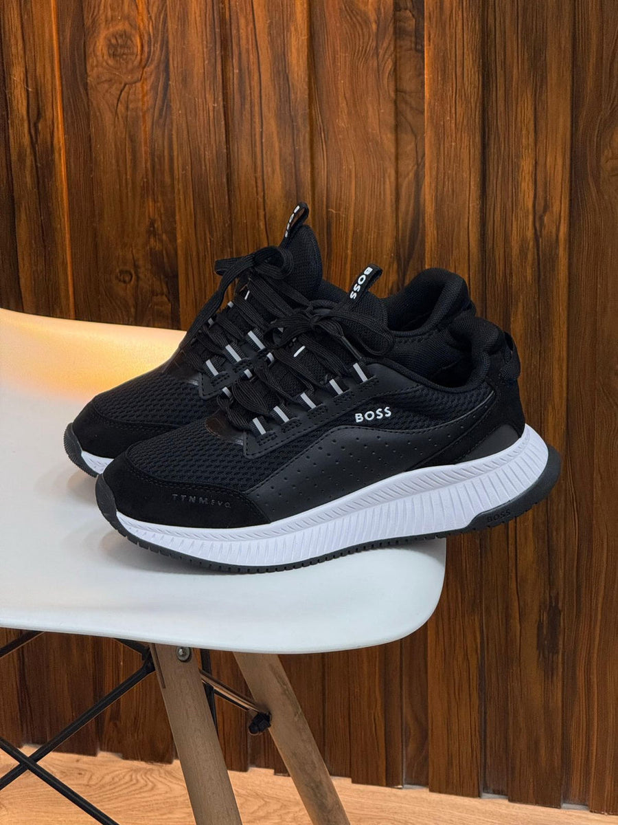 HUGO BOSS NEGRO BLANCO HOMBRE