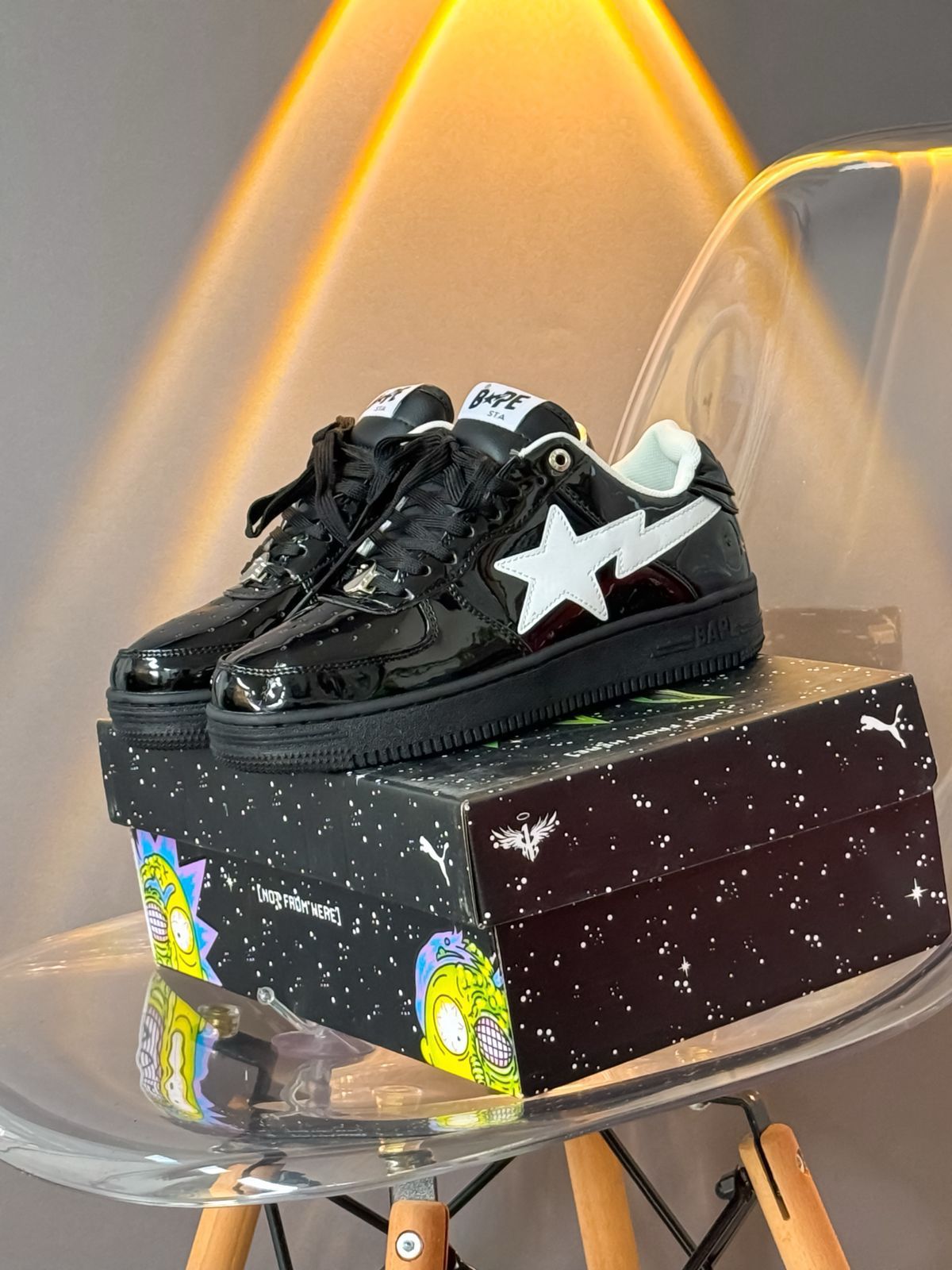 BAPE STA NEGRO BLANCO