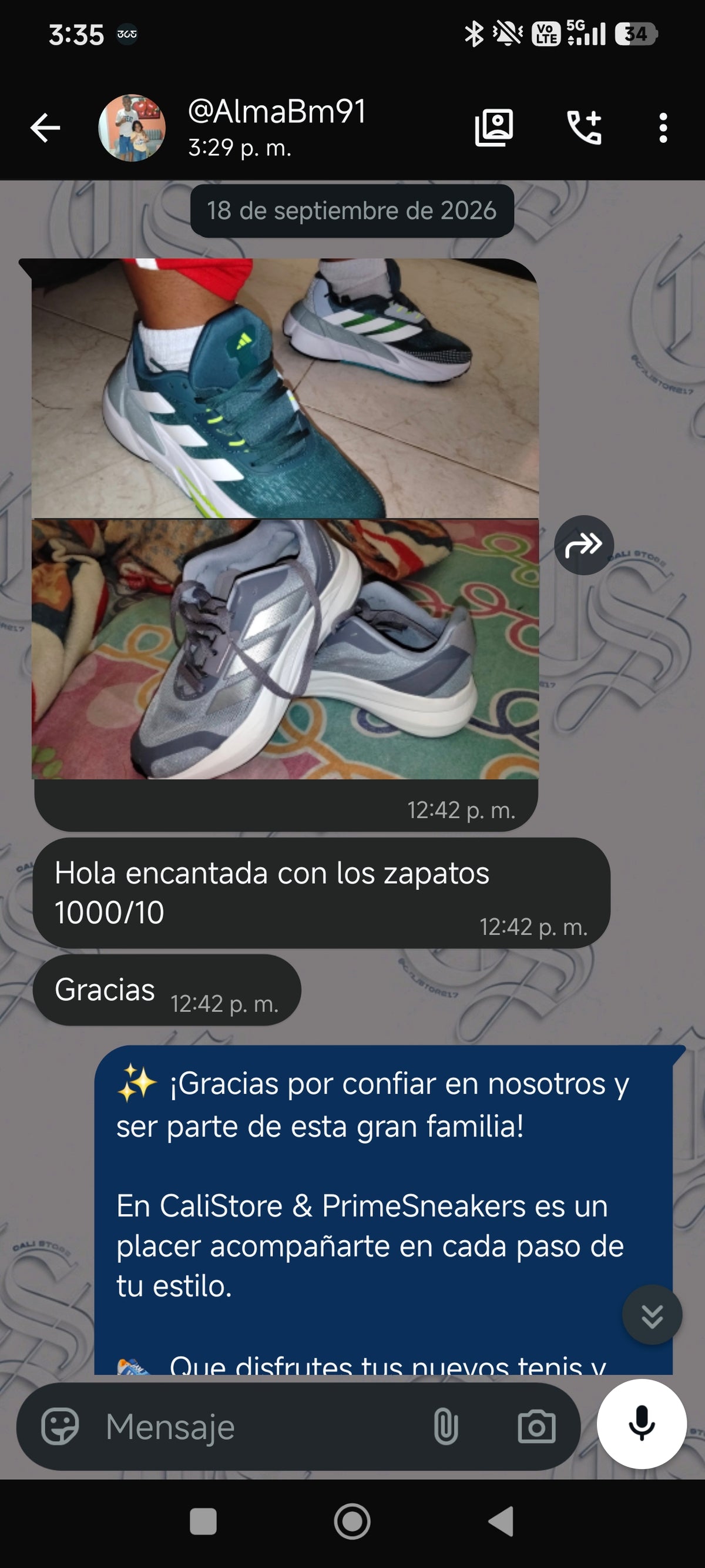 Cliente satisfecho